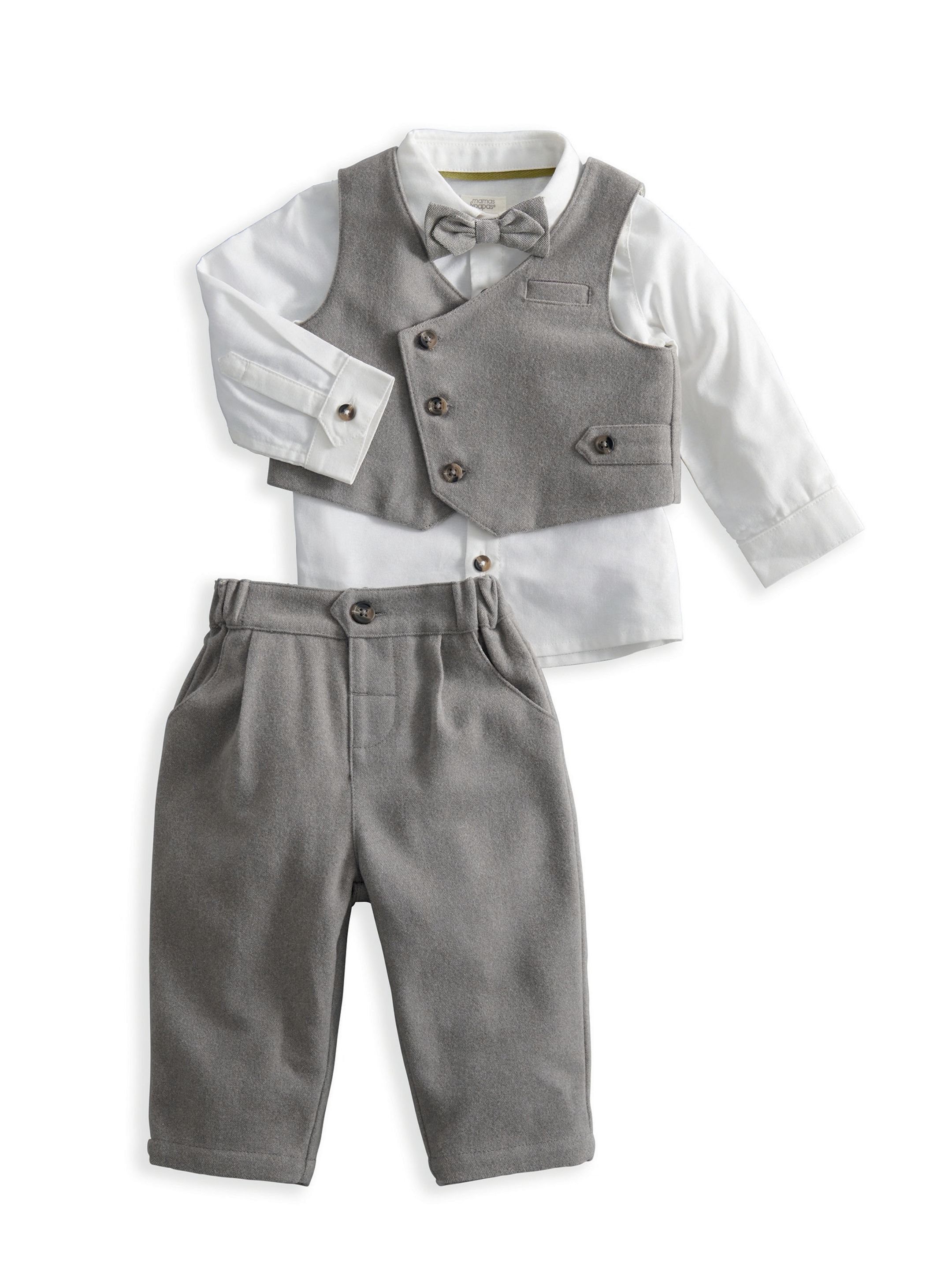 4-Piece Suit Baby Gift Set with Socks & Bear Comforter image number 4